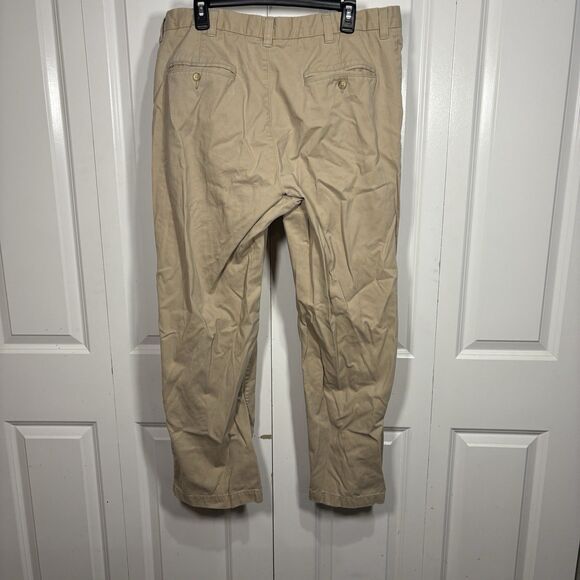 Old Navy Pants 40x32 Loose Fit Khaki Beige Chino Casual Workwear Relaxed Men - Picture 2 of 9